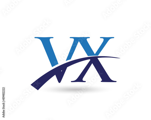 VX Letter Logo Swoosh