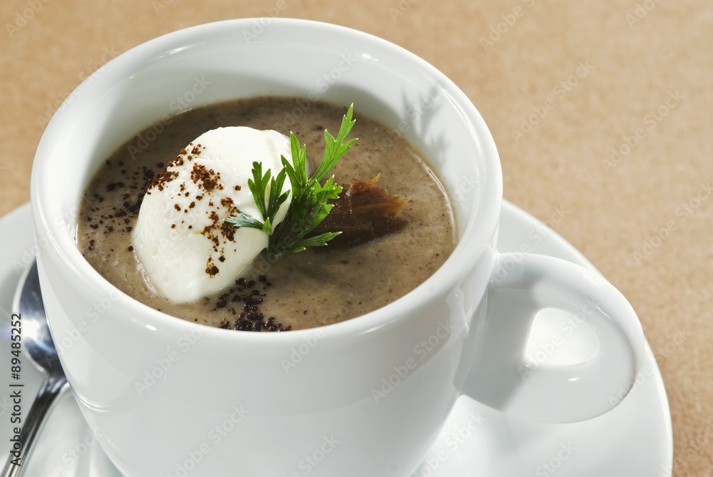Mushroom cappuccino Mushroom cappuccino