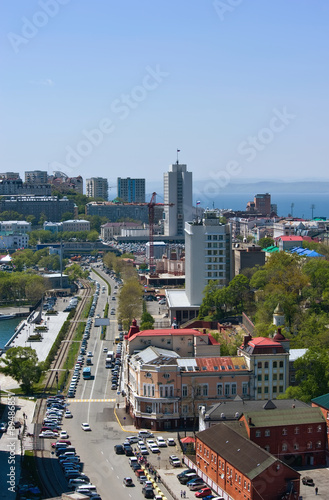 View of part of Vladivostok. Russia. 22.05.2015