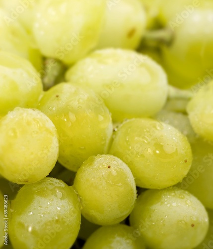 Washed grapes