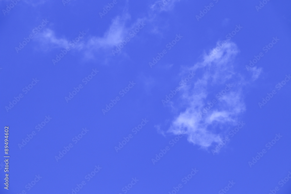Blue sky with tiny clouds Blue sky with tiny clouds