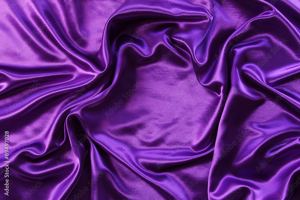 Obraz premium Purple silk fabric