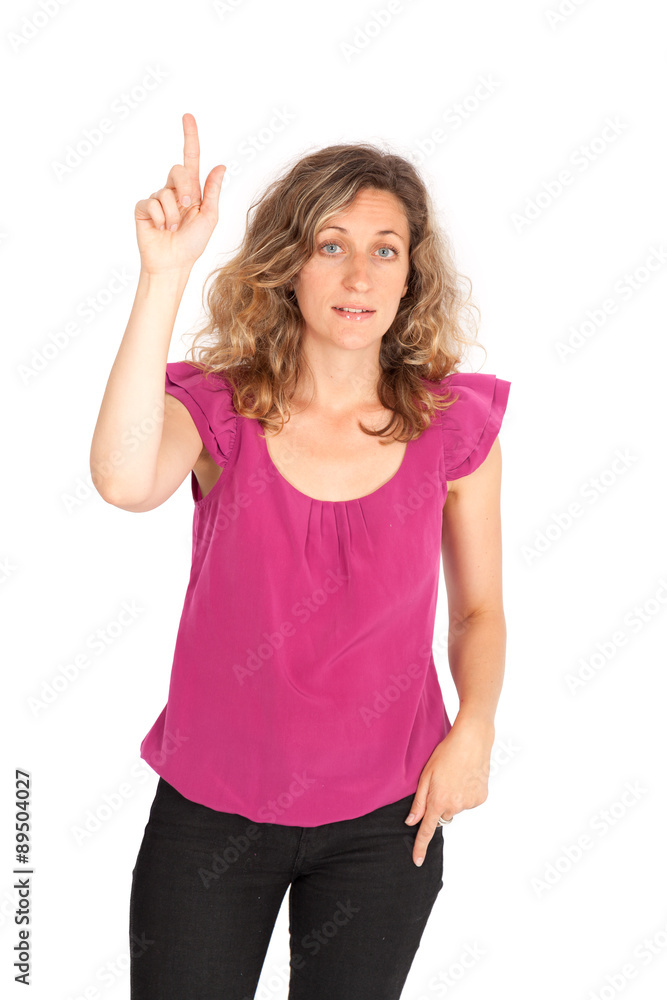 Beautiful woman doing different expressions in different sets of clothes: idea Beautiful woman doing different expressions in different sets of clothes: idea