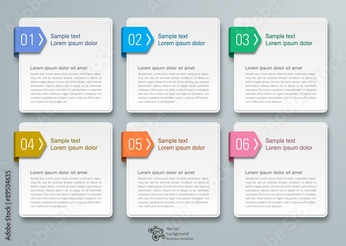 Infographics Web Banner & Label Design