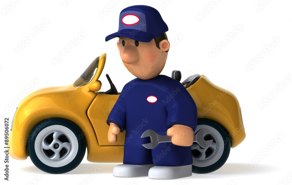 Obraz premium Fun car