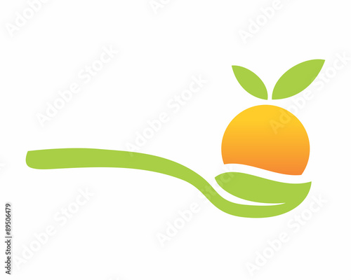 a spoonful of orange