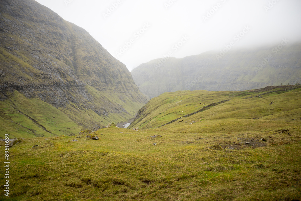 Obraz premium Landscape around Saksun