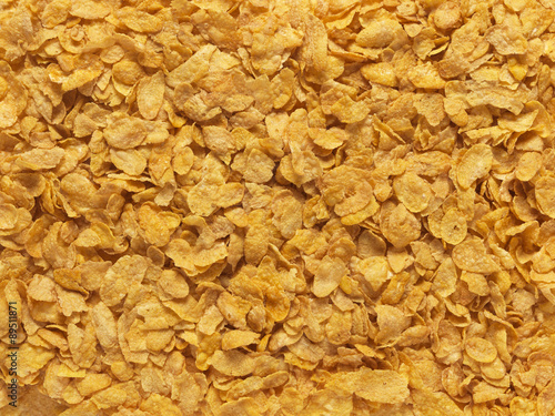 corn flakes full frame background - Stock Image