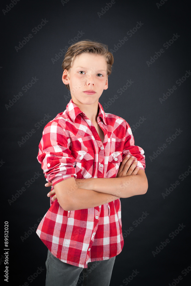 custom made wallpaper toronto digitalHandsome boy doing different expressions in different sets of clothes: arms crossed