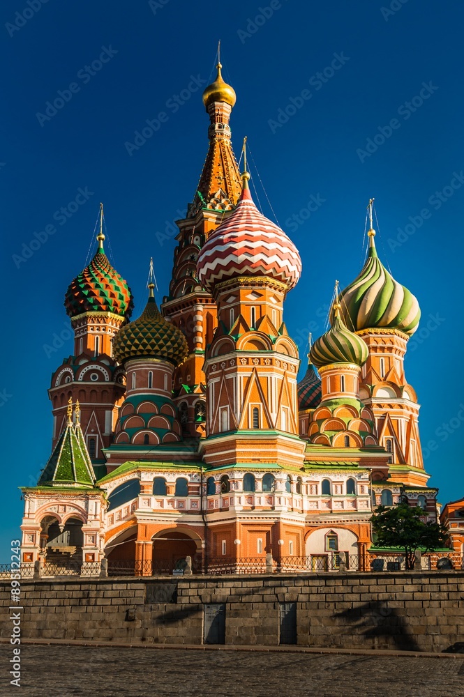 St. Basils cathedral on Red Square in Moscow, Russia