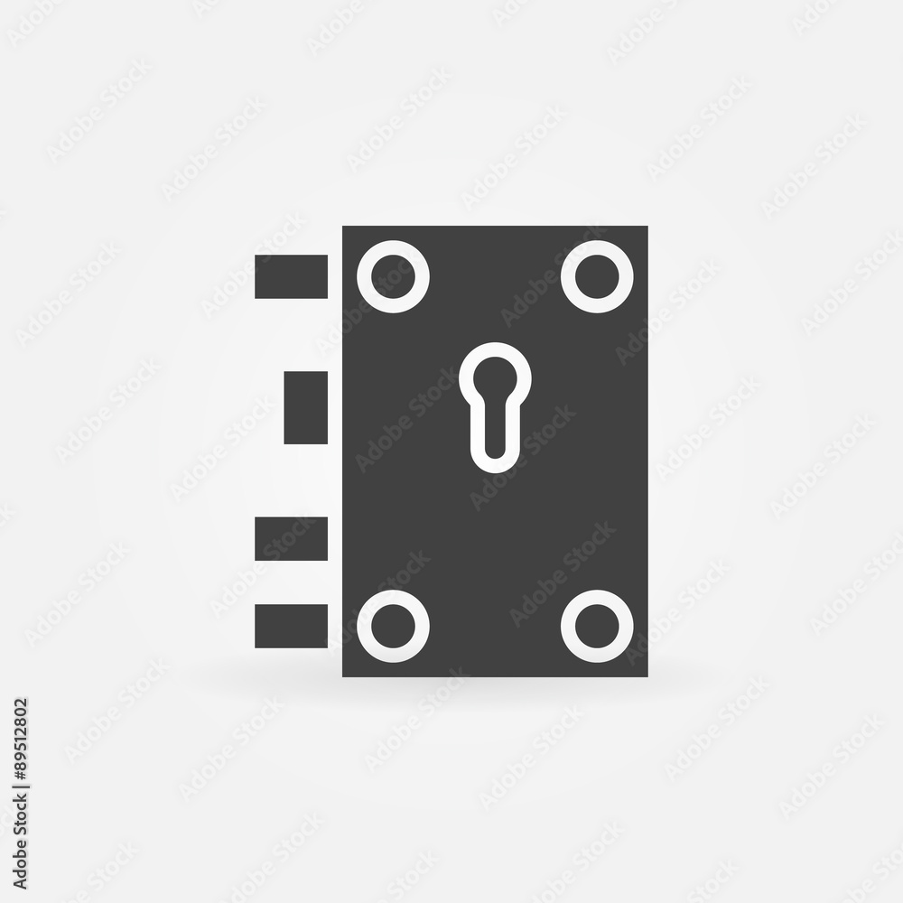Door lock icon or logo Door lock icon or logo