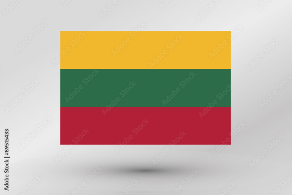 Flag Illustration of the country of Lithuania Flag Illustration of the country of Lithuania