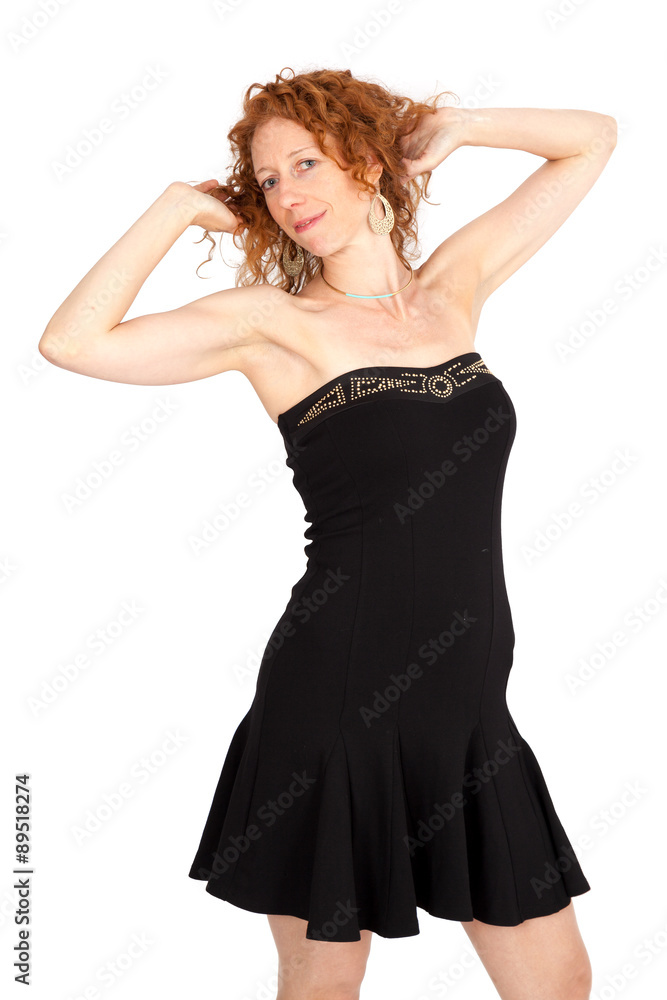 Beautiful woman doing different expressions in different sets of clothes: posing Beautiful woman doing different expressions in different sets of clothes: posing