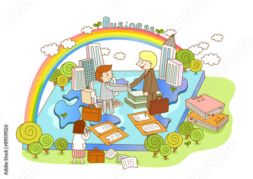 Illustration of business