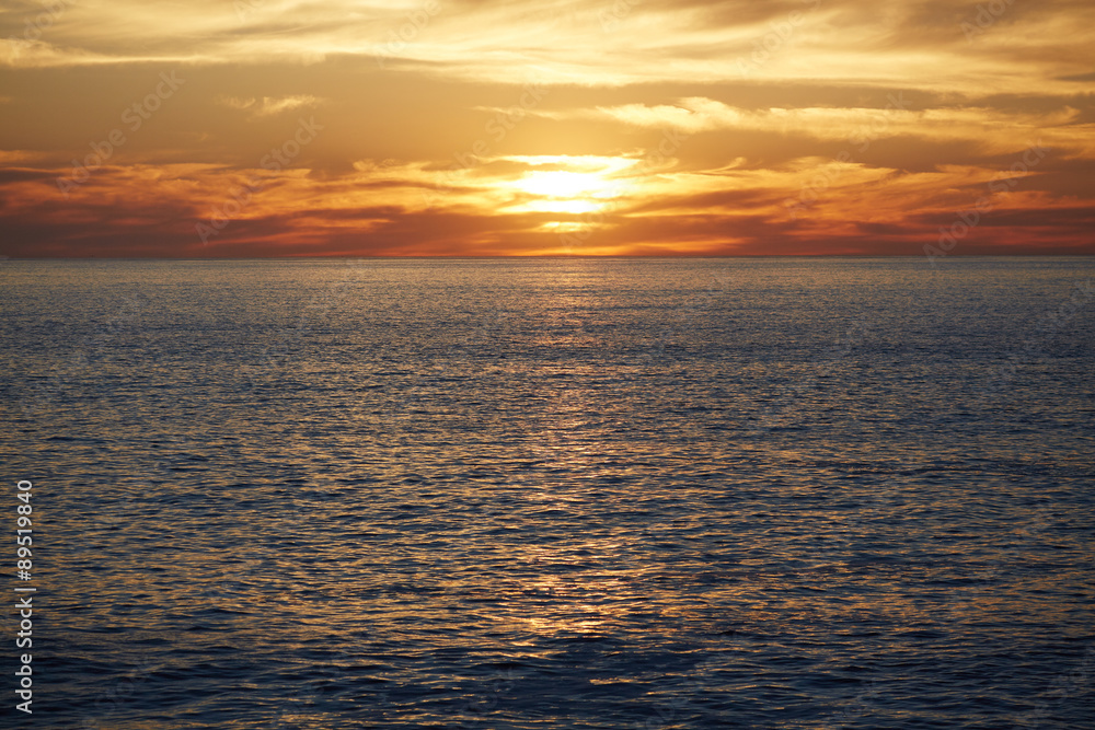 Obraz premium sunset over the sea in South Africa