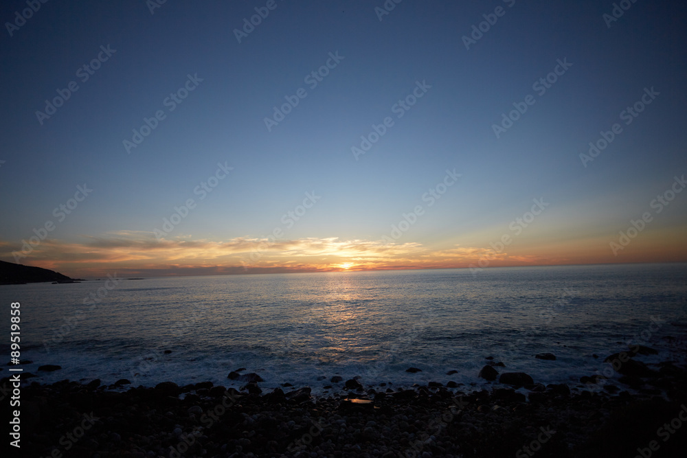 Obraz premium sunset over the sea in South Africa