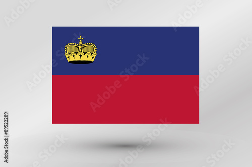 Free Download Flag Illustration of the country of  Liechtenstein - GFXLoad