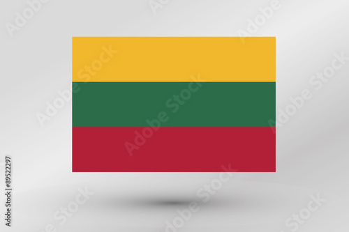 Free Download Flag Illustration of the country of  Lithuania - GFXLoad