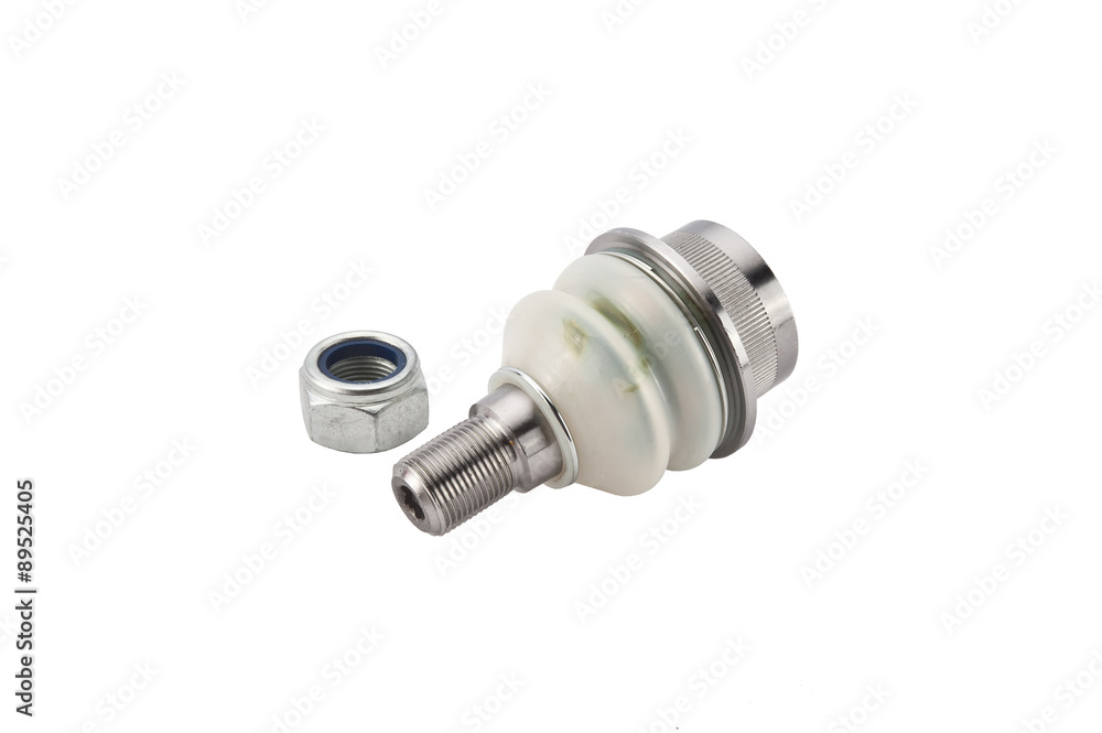 Spherical joint on the white background Spherical joint on the white background