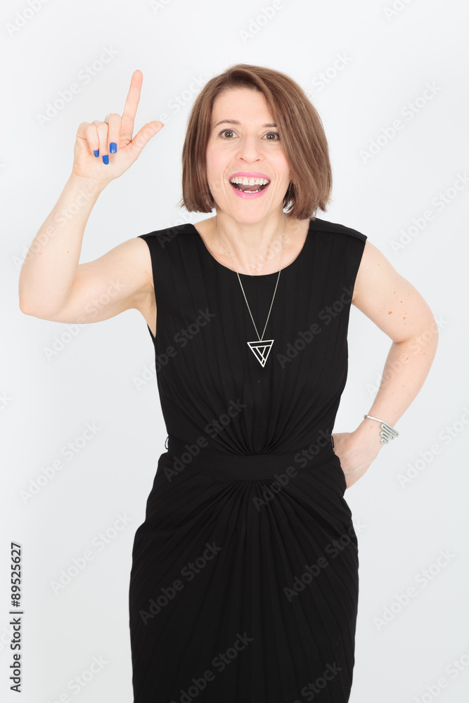 Beautiful woman doing different expressions in different sets of clothes: idea Beautiful woman doing different expressions in different sets of clothes: idea