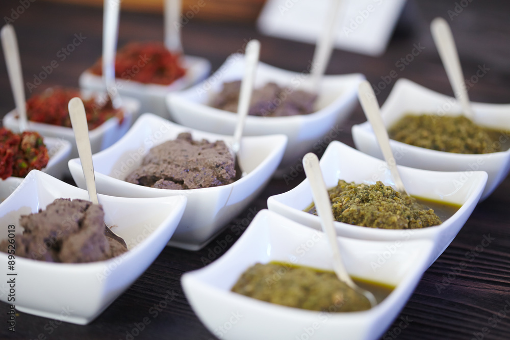preparation of dishes for buffet preparation of dishes for buffet