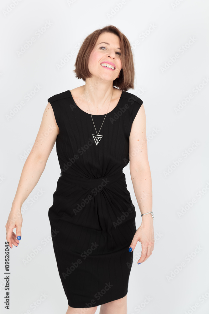 Beautiful woman doing different expressions in different sets of clothes: drunk Beautiful woman doing different expressions in different sets of clothes: drunk