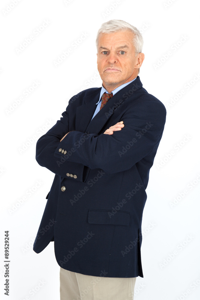 Handsome man doing different expressions in different sets of clothes: arms crossed Handsome man doing different expressions in different sets of clothes: arms crossed