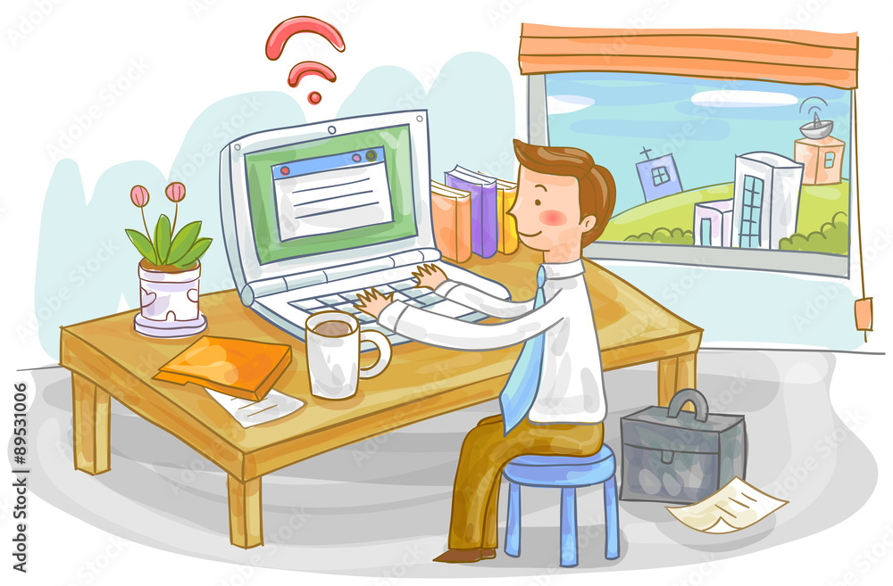 Illustration of business Illustration of business