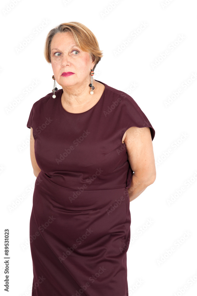 Beautiful woman doing different expressions in different sets of clothes: worried Beautiful woman doing different expressions in different sets of clothes: worried