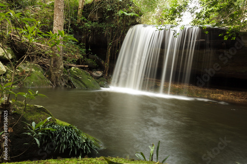 waterfall in National park,Thailand © baimaiben