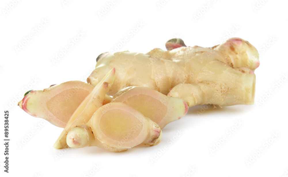 ginger on white background ginger on white background