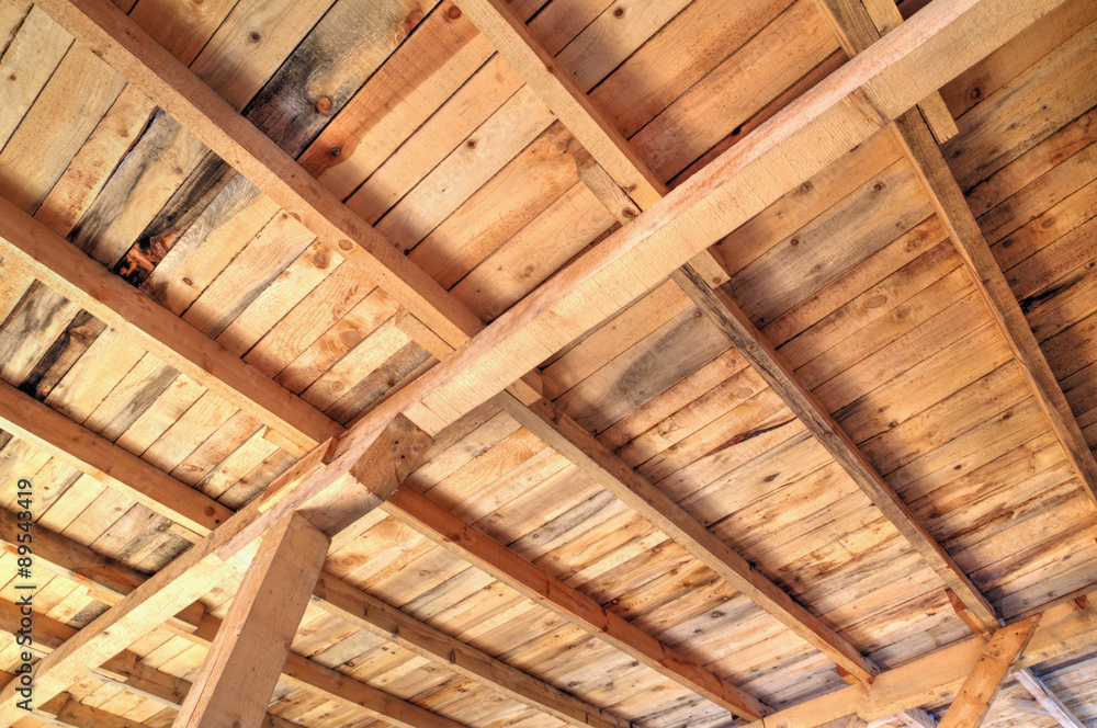 Wooden roof closeup Wooden roof closeup