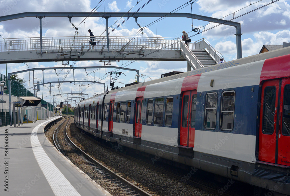 Obraz premium Pociąg we Francji