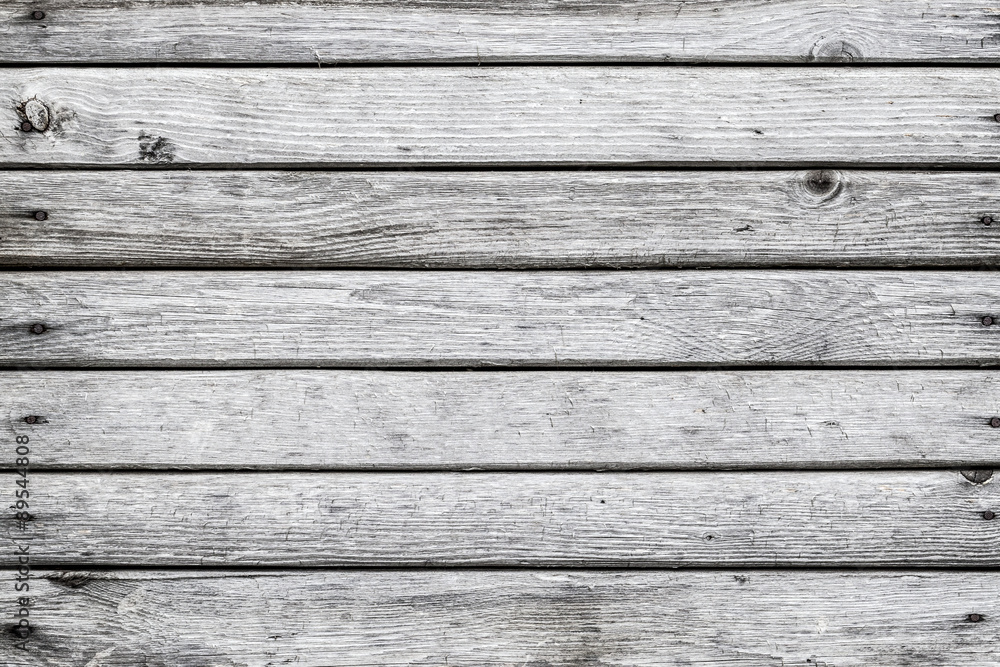 Obraz premium Vintage White Wood Wall