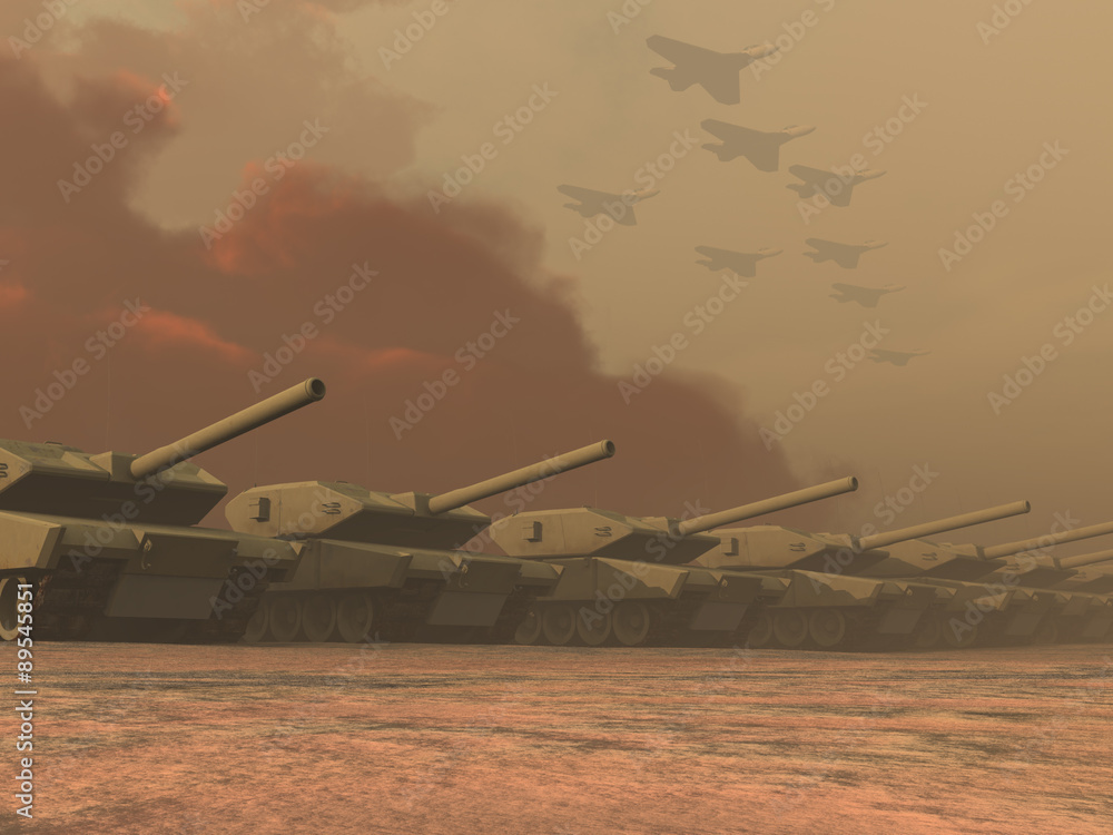 Tanques de guerra y aviones de combate Tanques de guerra y aviones de combate