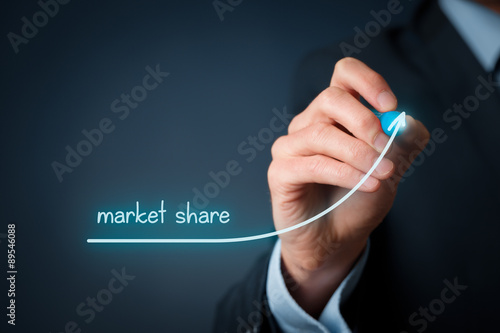 Market share increasing photo