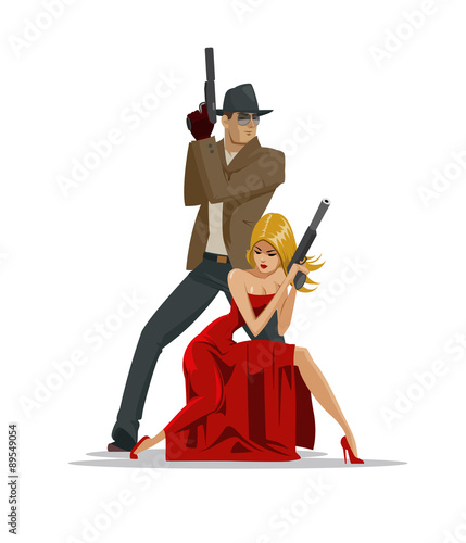 Team of secret agents.