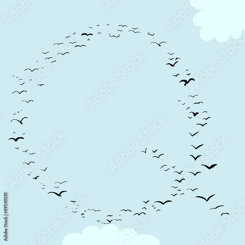 Bird Formation In Q