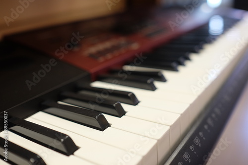 The image of piano keys