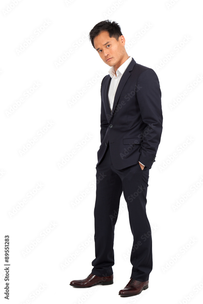 Handsome man doing different expressions in different sets of clothes: posing Handsome man doing different expressions in different sets of clothes: posing