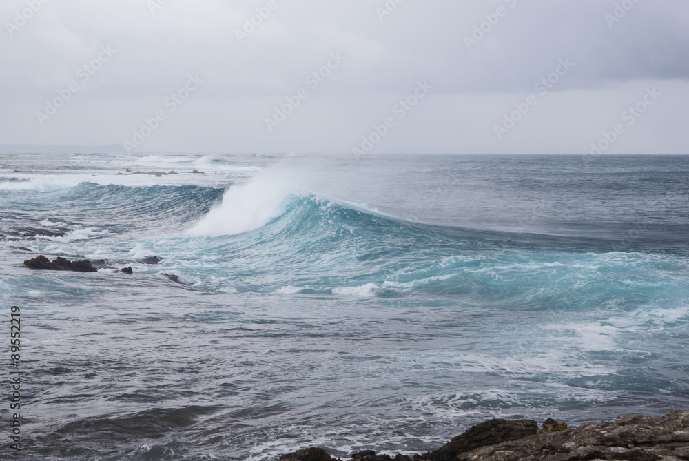 Wellen in Guadeloupe
