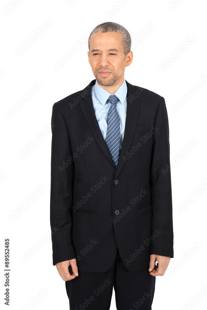 Handsome man doing different expressions in different sets of clothes: sad Handsome man doing different expressions in different sets of clothes: sad