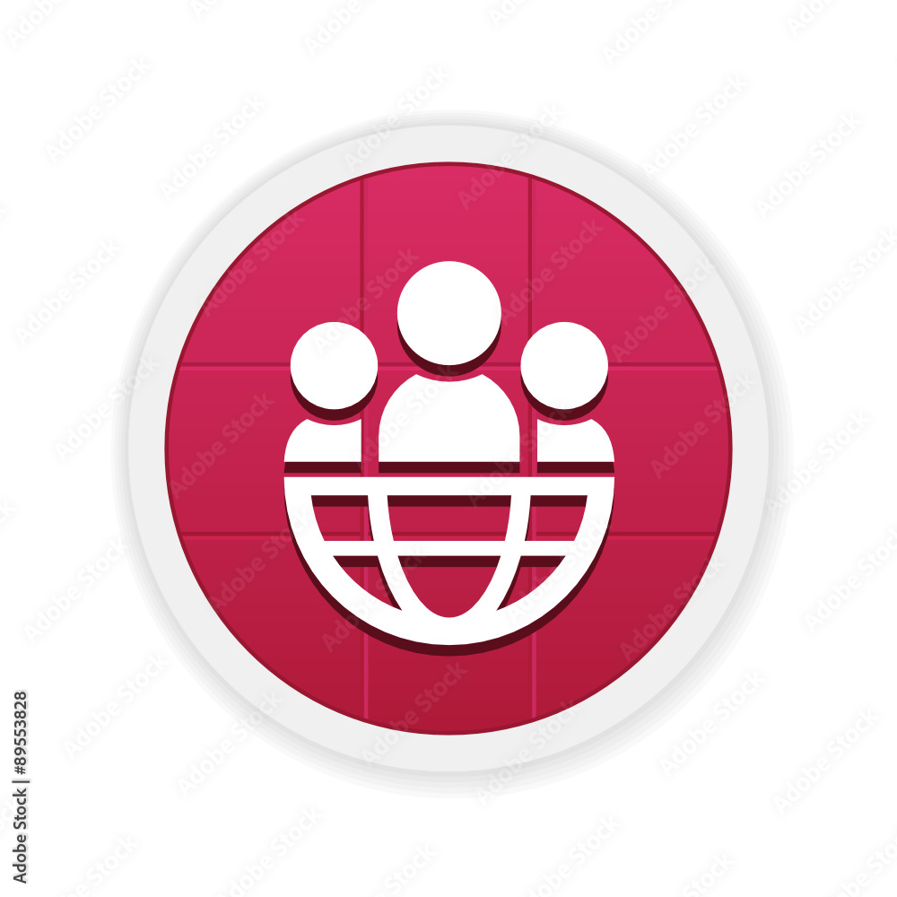 Circle  App Icon- Red