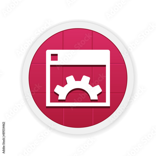 Circle  App Icon- Red