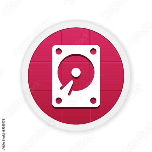 Circle  App Icon- Red