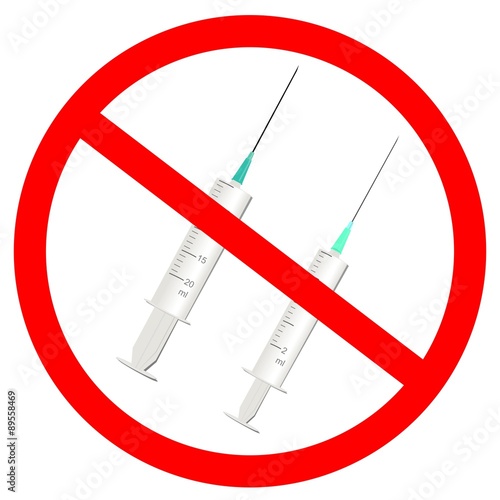 Sign stop drugs