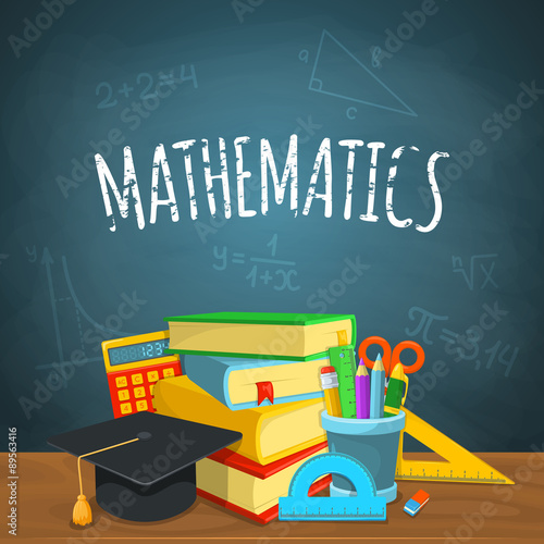 Math backdrop.