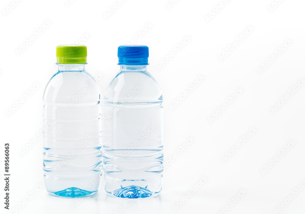 water bottle on white background water bottle on white background