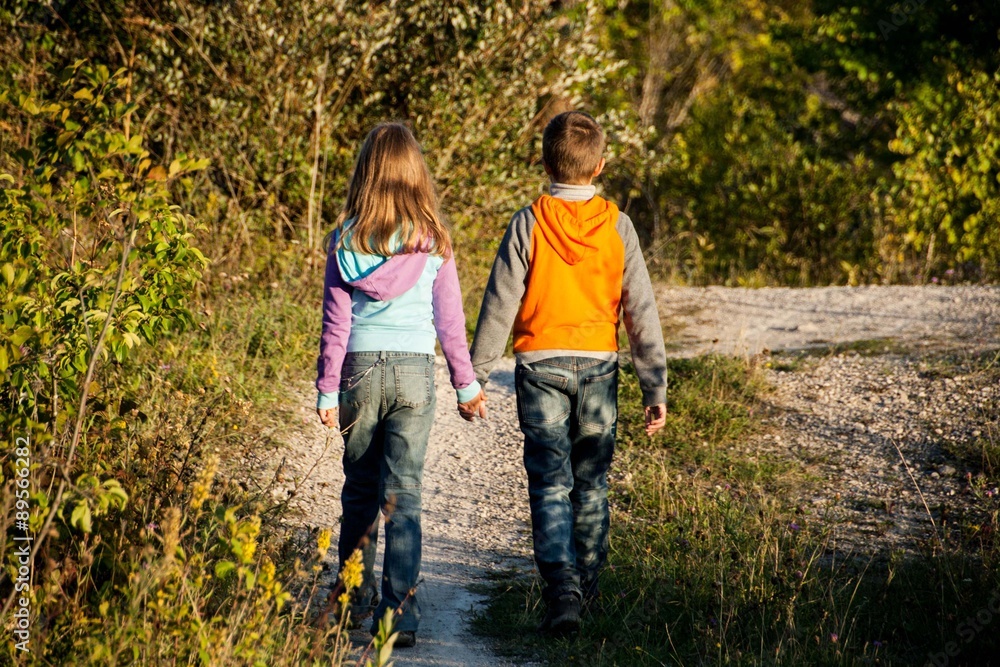 couple holding hands