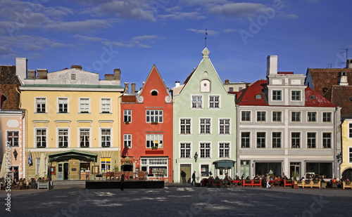 Town hall square in Tallinn. Estonia © Andrey Shevchenko